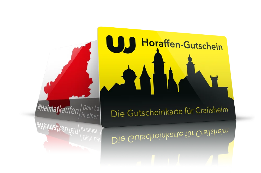 Horaffen-Gutschein – die Gutscheinkarte für Crailsheim